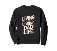 Programmateur Amusant Living The Coding Dad Life Sweatshirt