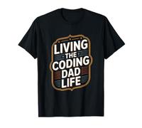 Programmateur Amusant Living The Coding Dad Life T-Shirt