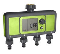 Programmateur Arrosage 4 Voies Digital - Jardibric - Minuteur Arrosage Robinet avec Écran LCD
