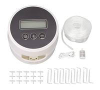 Programmateur Arrosage Automatique 10m pour 15 Plantes en Pot - Économie d'eau, Arrosage Précis & Système Intérieur Noir - Idéal Jardin, Balcon & Potager (10m 15 Cocottes)