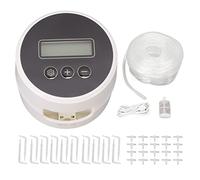 Programmateur Arrosage Automatique 10m pour 15 Plantes en Pot - Économie d'eau, Arrosage Précis & Système Intérieur Noir - Idéal Jardin, Balcon & Potager (15m 20 Cocottes)