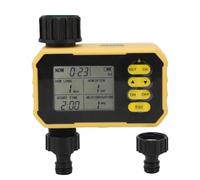 Programmateur Arrosage Automatique Solaire, Minuterie de Valve Simple Voie avec Capteur Pluie, Recharge USB Type C, pour Jardin et Cour