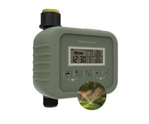 Programmateur Arrosage Jardin par MMOBIEL - Minuterie d'Irrigation avec 9 Programmes, Modes Manuel & Auto, Grand Écran LCD, Capteur Pluie, Verrouillage Enfant - sans WiFi/Appli - Facile à Installer