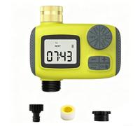 Programmateur Arrosage Jardin pour une Vanne pour minuteur Auto | pour une vanne, conception simple, contrôle pour précis du flux, pour idéal petits jardins, économie d'eau