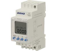 ORNO PRE-450 Programmateur Electrique Astronomique 52 Programmes Menu en 3 Langues avec 2 Sorties Relais et Fonction Pause de Nuit