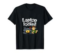 Programmateur bloqué pour Ordinateur Portable Adulte Humour Graphique T-Shirt