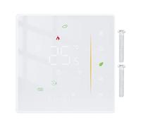 Programmateur Chauffage Compatible 86mm & 60mm, Thermostat Intelligent Intégré, Contrôle APP Mobile, Installation Murale Facile - Accès sans Fil, Partage Familial, Idéal Bureau &