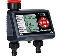 Programmateur d’Arrosage DEWENWILS 2 Sorties, 4 Programmes par Zone, Minuteur de Jardin avec Retard Pluie / Mode Manuel / Mode Automatique