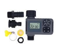 Programmateur d'Arrosage Automatique 2 Voies, Minuterie Étanche IP55, Économie d'Énergie - Arrosage WiFi, Automate Programmable Connecté, pour Pelouse et Jardin