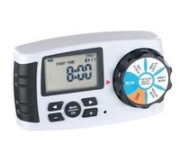 Royal Gardineer Programmateur d'arrosage pour 4 adaptateurs à Valve magnétique BWC-400