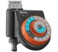 Programmateur d'arrosage Easy Plus - Bouton rotatif - Technologie Safe Stop - Résistant eau Noir/Orange G