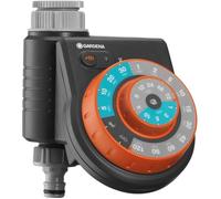 Programmateur d'arrosage Easy Plus - GARDENA - Bouton rotatif - Technologie Safe Stop - Résistant eau