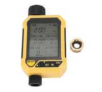 Programmateur d'Arrosage Numérique, Minuteur d'Arrosage Programmable pour Tuyau de Jardin, 4 Programmes, Matériau ABS et Laiton - Fonction Capteur de Pluie, Mode Manuel,