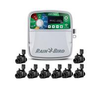 Programmateur d'arrosage - Rain Bird - ESP-TM2 - 8 zones - 8 Electrovannes 100HV 24V - Blanc
