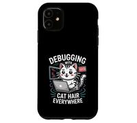 Programmateur de débogage avec des Poils de Chat Partout Coque pour iPhone 11