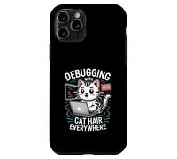 Programmateur de débogage avec des Poils de Chat Partout Coque pour iPhone 11 Pro