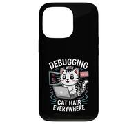 Programmateur de débogage avec des Poils de Chat Partout Coque pour iPhone 13 Pro
