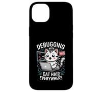 Programmateur de débogage avec des Poils de Chat Partout Coque pour iPhone 14 Plus
