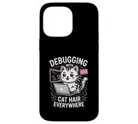 Programmateur de débogage avec des Poils de Chat Partout Coque pour iPhone 14 Pro Max