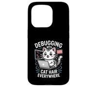 Programmateur de débogage avec des Poils de Chat Partout Coque pour iPhone 15 Pro
