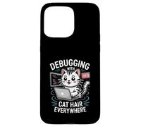 Programmateur de débogage avec des Poils de Chat Partout Coque pour iPhone 15 Pro Max