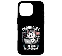 Programmateur de débogage avec des Poils de Chat Partout Coque pour iPhone 16 Pro