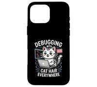 Programmateur de débogage avec des Poils de Chat Partout Coque pour iPhone 16 Pro Max
