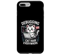 Programmateur de débogage avec des Poils de Chat Partout Coque pour iPhone 7 Plus/8 Plus