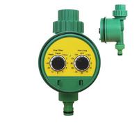 Programmateur d'eau pour tuyau d'arrosage | Outil de programmation pour irrigation extérieure, programmateur d'eau avec double commande pour jardin, pelouse et zones extérieures