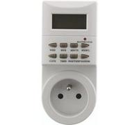 Programmateur hebdomadaire digital Zenitech Otio 3680 W Blanc Blanc G