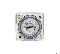 Programmateur horaire encastrable pour piscine - Minuteur pour pompe et filtration - Commande automatique - 230V