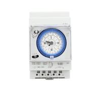 Programmateur horaire mécanique 16A 250VAC, Horloge de Commutation pour Piscine, Chauffe-Eau, éclairage intérieur et extérieur, Cycle 15 Min à 24h, Usage Domestique