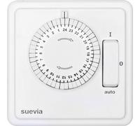 Suevia Programmateur horaire pour montage encastré SU280447 analogique 1200 W IP20 On/Off/Auto