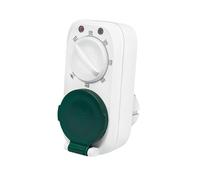 Programmateur journalier LogiLink ET0013 mécanique rotatif 230V 50Hz 3680W blanc 24h pour prise électrique