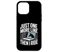 Programmateur Just One More Line Then I Ride Horse Coque pour iPhone 12 Pro Max