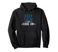 Programmateur Keep Calm And Code On IT Sweat à Capuche