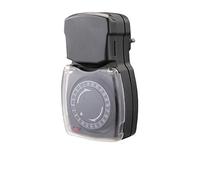 Programmateur mécanique étanche IP44-3500W - 48 cycles - Gris - Chacon