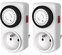 Programmateur Mécanique Journalier - GAO - Modele 7301 - 2 Minis - 48 Programmes - 3680W