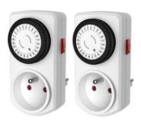 Programmateur Mécanique Journalier GAO Modele 7301 2 Minis 48 Programmes 3680W