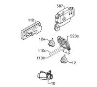 Programmateur (repère 587) d'origine Lave-vaisselle (973911529043011 FAURE)