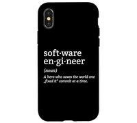 Programmation de codeur de définition de développeur d'ingénieur Logiciel Coque pour iPhone X/XS