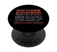 Programmation de définition des développeurs ingénieurs logiciels PopSockets PopGrip Adhésif