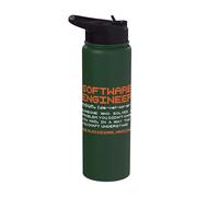 Programmation de définition des développeurs ingénieurs logiciels Stainless Steel Insulated Water Bottle