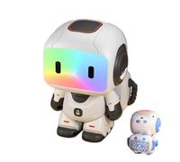 Programmation de Robots Jouets RC Pour Enfants, Robot Télécommandé Pour Les Enfants, Avec Danse, Musique, Yeux Led Et Fonction D'enregistrement, Pour Garçons Et Filles De 3 Ans Et Plus (Noir)