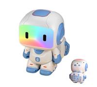 Programmation de Robots Jouets RC Pour Enfants, Robot Télécommandé Pour Les Enfants, Avec Danse, Musique, Yeux Led Et Fonction D'enregistrement, Pour Garçons Et Filles De 3 Ans Et Plus (Bleu)
