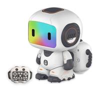 Programmation de robots jouets RC pour enfants, robots télécommandés pour garçons et filles de 3 ans et plus, avec démonstration automatique, danse, musique, yeux LED et fonction d'enregistrement