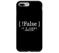 Programmation drôle Blague de Codage Faux C'est Vrai Coque pour iPhone 7 Plus/8 Plus
