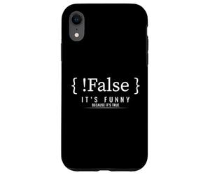 Programmation drôle Blague de Codage Faux C'est Vrai Coque pour iPhone XR