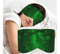 Programmation du codage de données binaires, Masque de sommeil pour la maison, les voyages et le travail posté, couvrant entièrement les yeux et bloquant la lumière