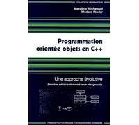 Programmation orientée objets en C++ : Une approche évolutive